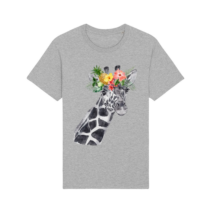 T-Shirt - Floral Giraffe - Print On It