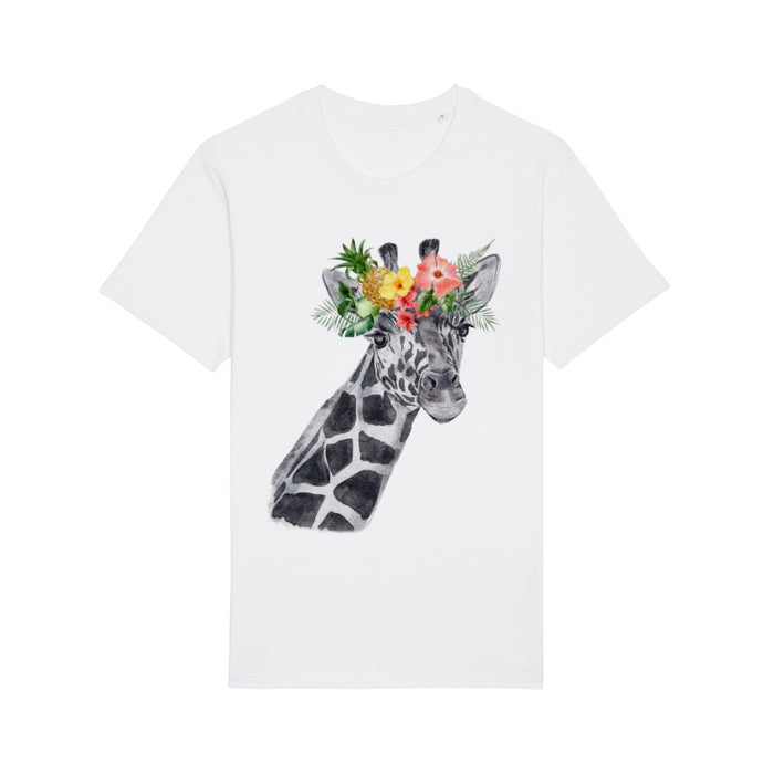 T-Shirt - Floral Giraffe - Print On It