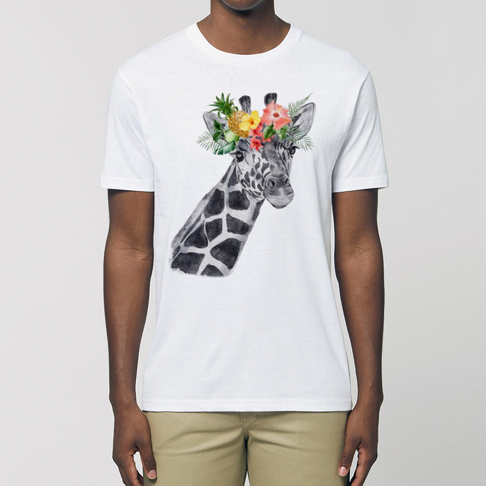 T-Shirt - Floral Giraffe - Print On It