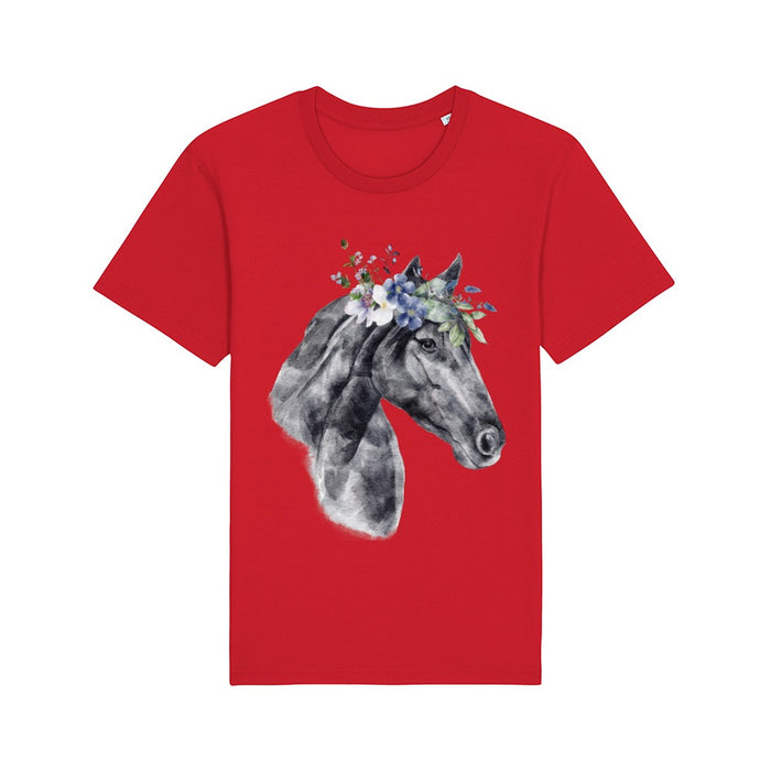 T-Shirt - Floral Horse - Print On It