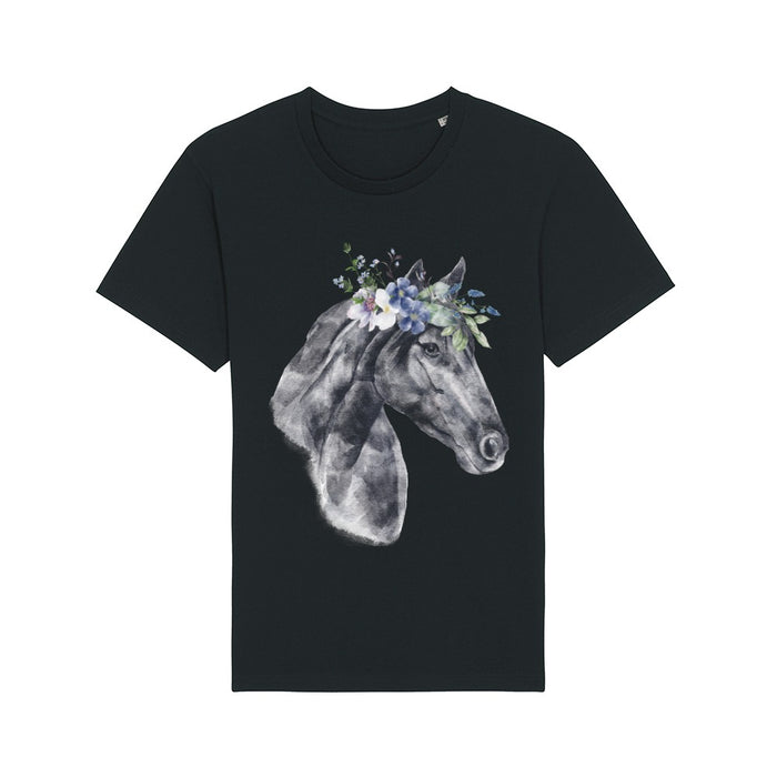 T-Shirt - Floral Horse - Print On It