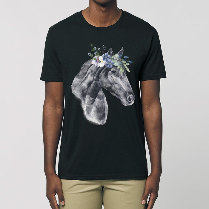 T-Shirt - Floral Horse - Print On It