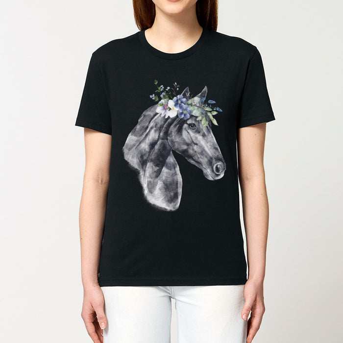 T-Shirt - Floral Horse - Print On It