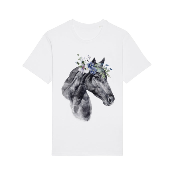 T-Shirt - Floral Horse - Print On It