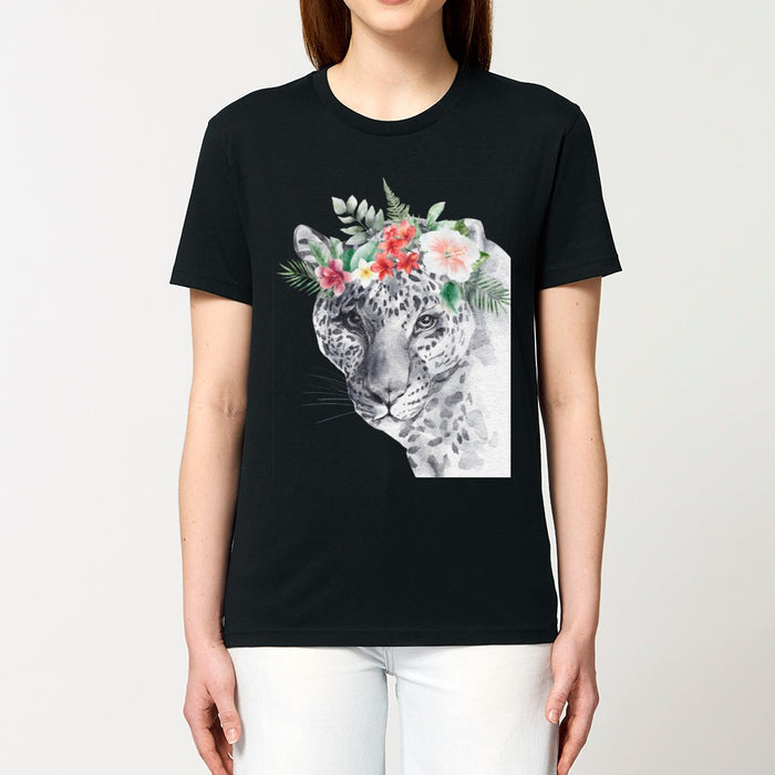 T - Shirt - Floral Leopard - Print On It