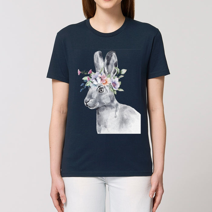 T-Shirt - Floral Hare - Print On It