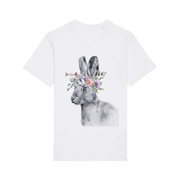 T-Shirt - Floral Hare - Print On It