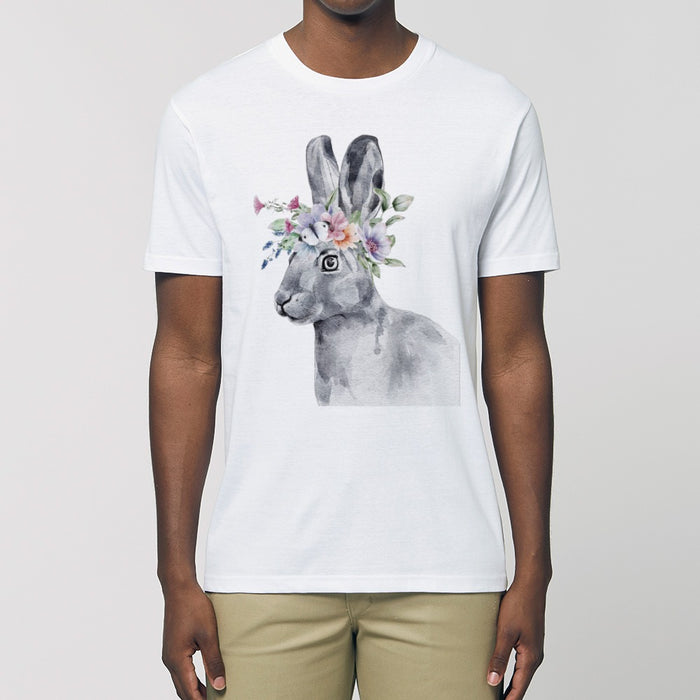 T-Shirt - Floral Hare - Print On It