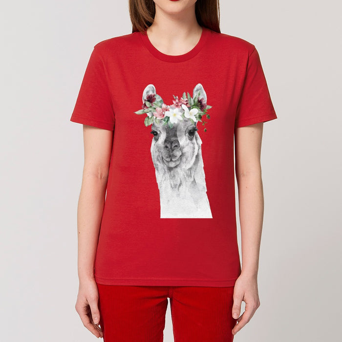 T-Shirt - Floral Lama - Print On It