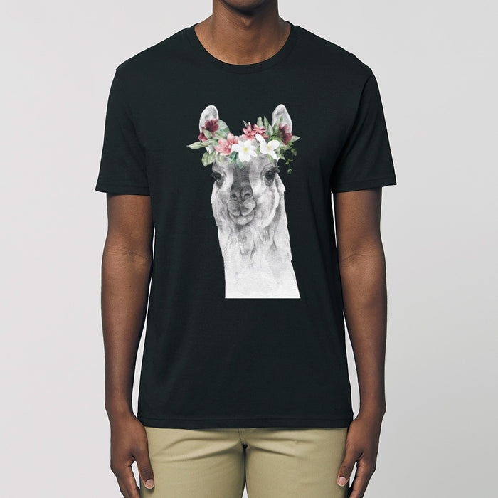 T-Shirt - Floral Lama - Print On It