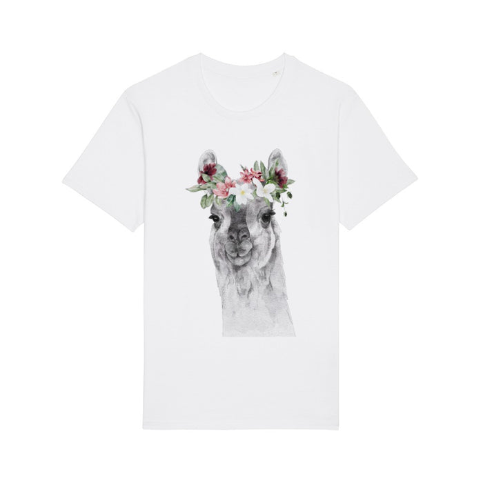 T-Shirt - Floral Lama - Print On It