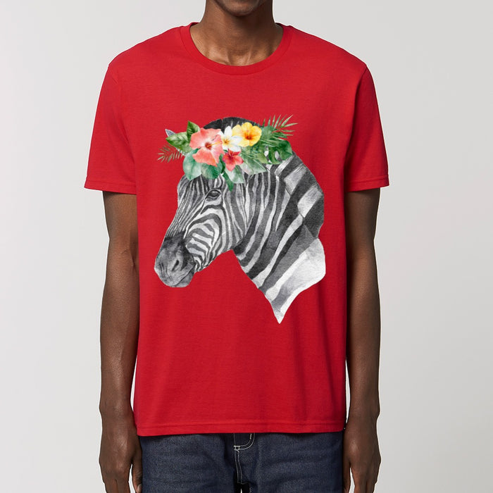 T-Shirt - Floral Zebra - Print On It