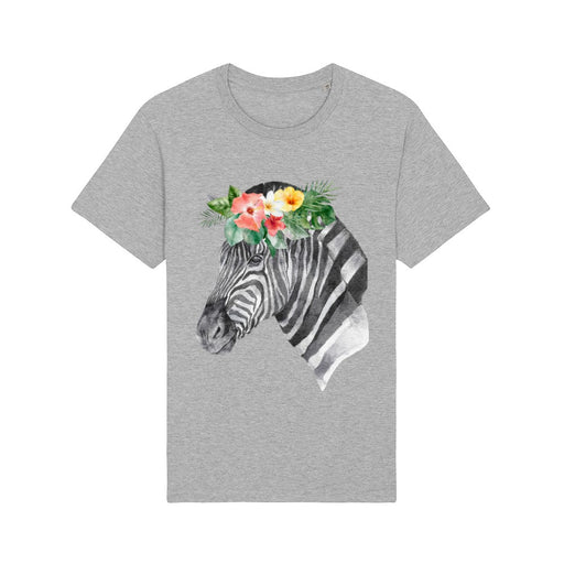 T-Shirt - Floral Zebra - Print On It