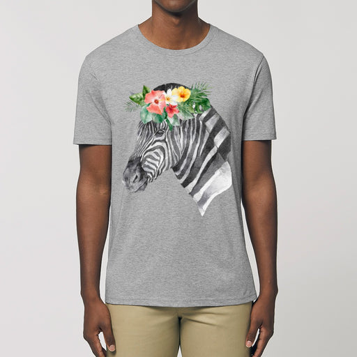 T-Shirt - Floral Zebra - Print On It