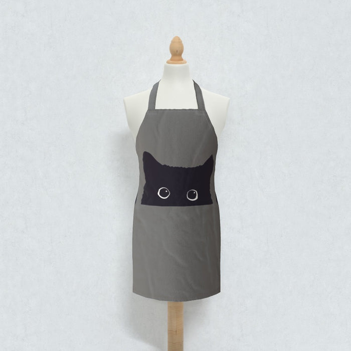 Apron - Kitty Grey - Print On It