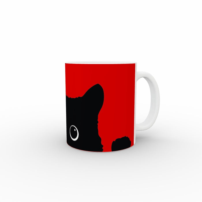 11oz Mug - Kitty Red - Print On It