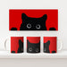 11oz Mug - Kitty Red - Print On It