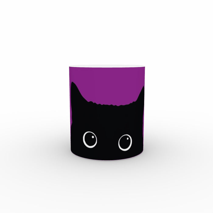 11oz Mug - Kitty Purple - Print On It