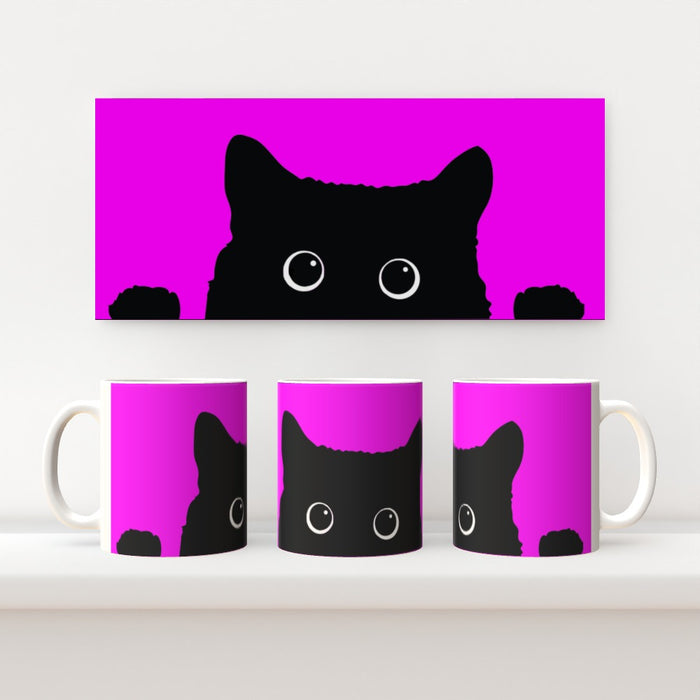 11oz Mug - Kitty Pink - Print On It