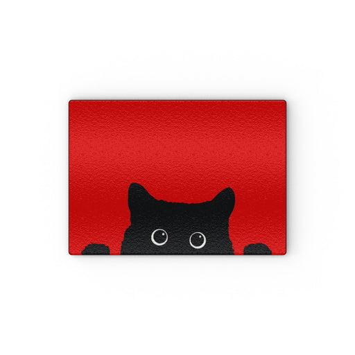 Glass Chopping Boards - Kitty Red - Print On It