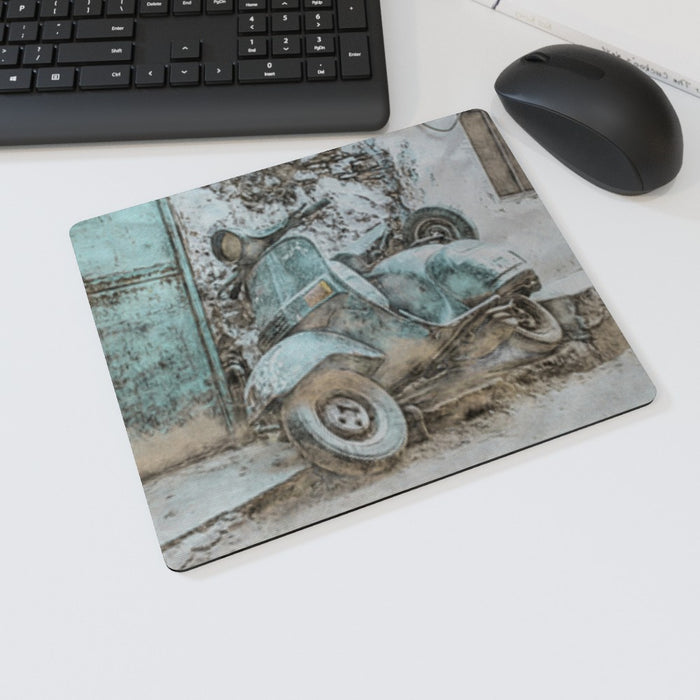 Mouse Mat - Classic Scooter - Print On It