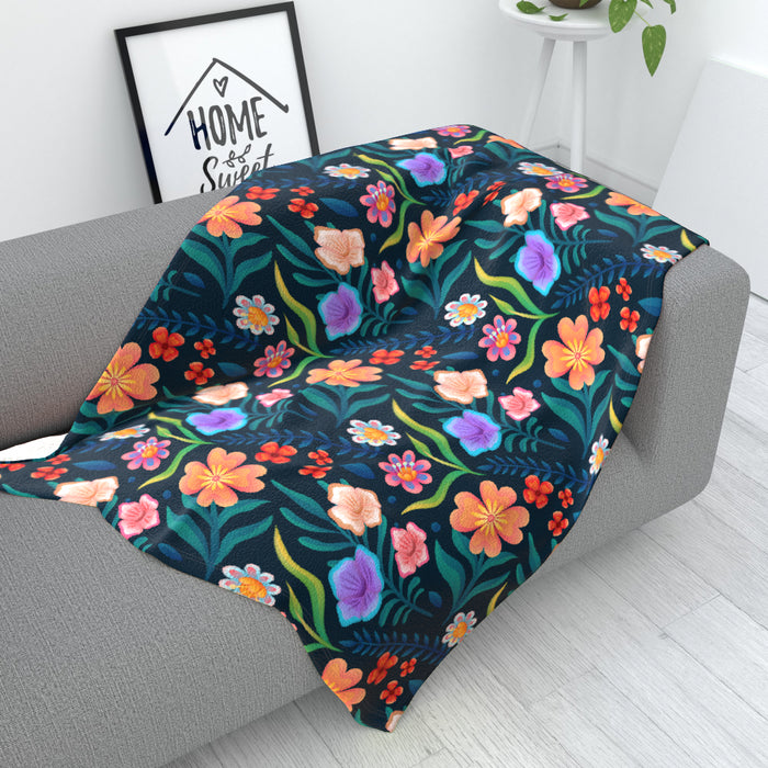 Blanket - Very Floral - printonitshop