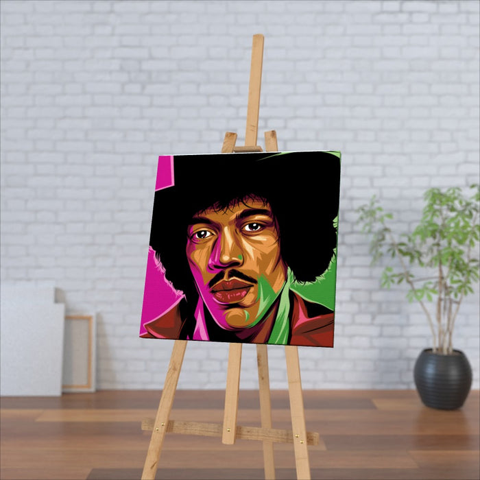 Wall Canvas - Legends - Jimi Hendrix 2 - Print On It