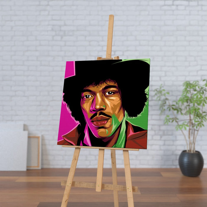 Wall Canvas - Legends - Jimi Hendrix 2 - Print On It