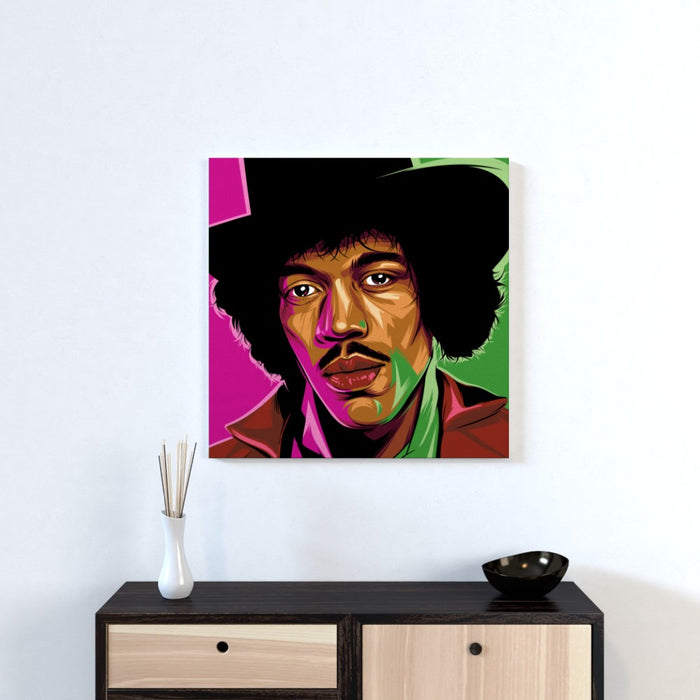 Wall Canvas - Legends - Jimi Hendrix 2 - Print On It