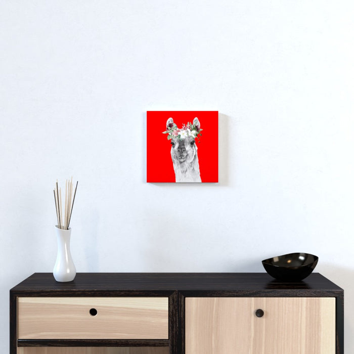 Wall Canvas - Floral Lama - Print On It