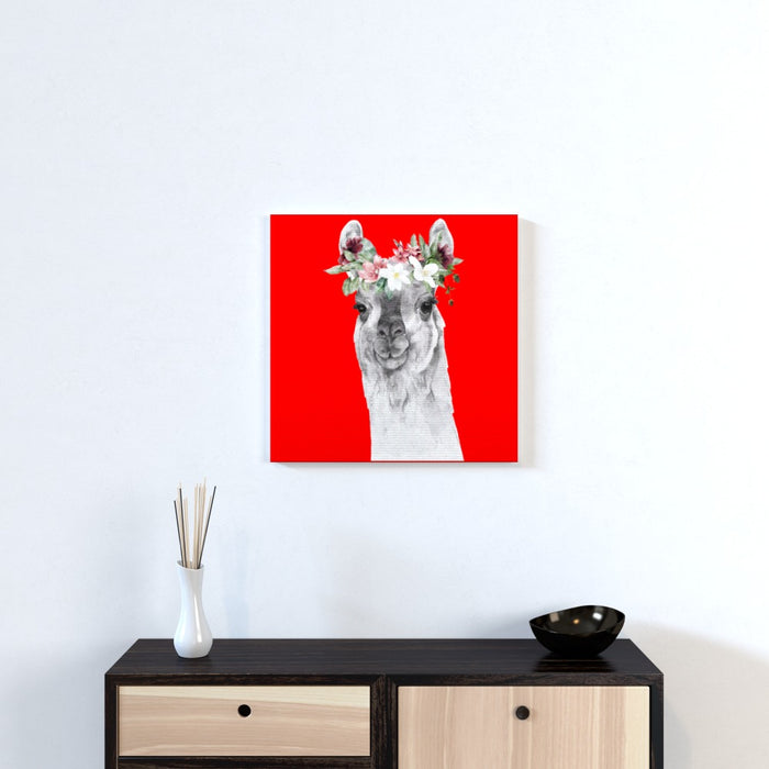 Wall Canvas - Floral Lama - Print On It