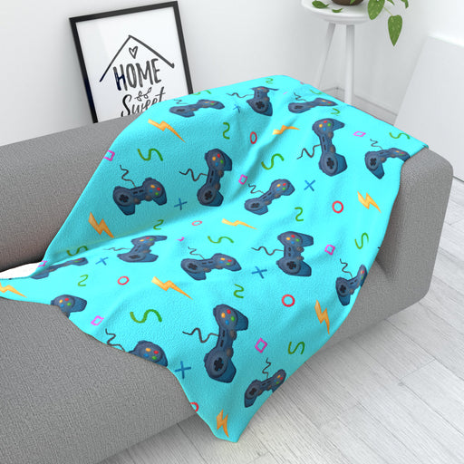 Blanket - Pale Blue Gaming - printonitshop