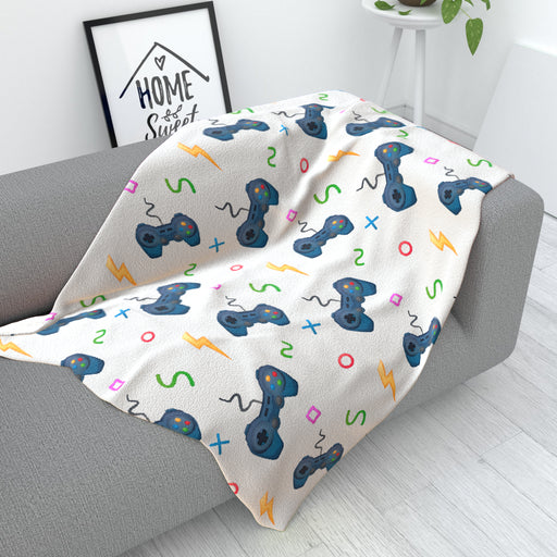 Blanket - Pale Grey Gaming - printonitshop