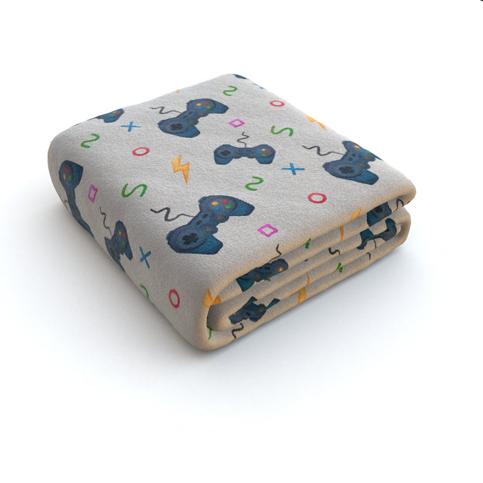 Blanket - Pale Grey Gaming - printonitshop