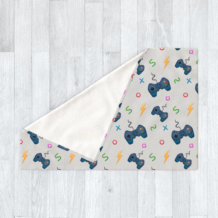 Blanket - Pale Grey Gaming - printonitshop