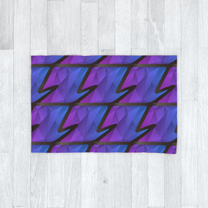 Blanket - Abstract Waves Blue/Purple - printonitshop