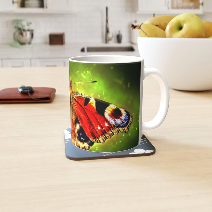 11oz Ceramic Mug - Digital Butterfly - printonitshop