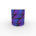11oz Ceramic Mug - Abstract Waves Blue/Purple - printonitshop
