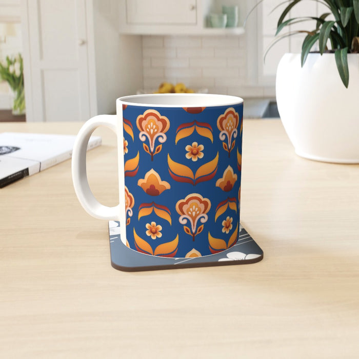 11oz Ceramic Mug - Stamen Blue - printonitshop