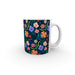 11oz Ceramic Mug - Very Floral - printonitshop