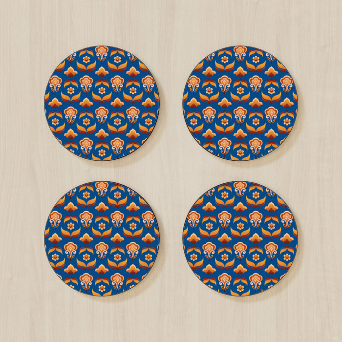 Coasters - Stamen Blue - printonitshop