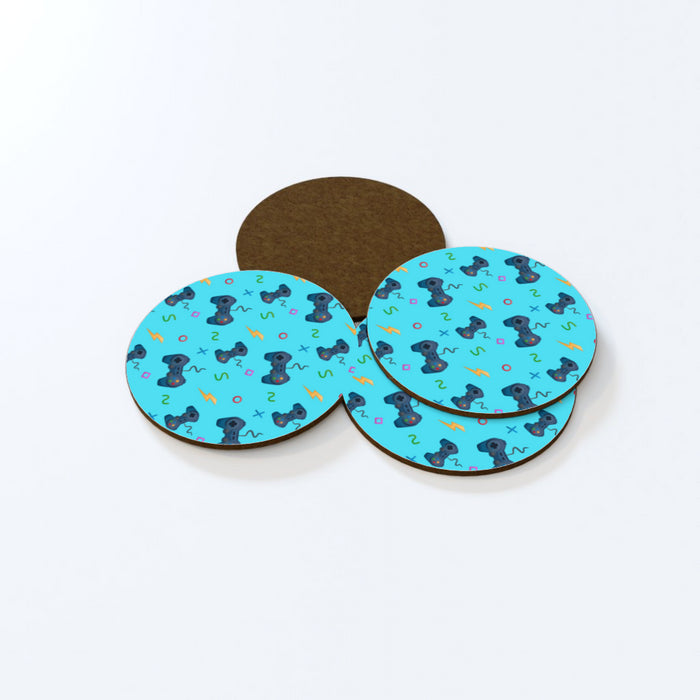 Coasters - Pale Blue Gaming - printonitshop