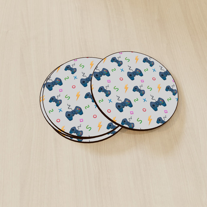 Coasters - Pale Grey Gaming - printonitshop