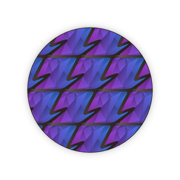 Coasters - Abstract Waves Blue/Purple - printonitshop