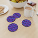 Coasters - Abstract Waves Blue/Purple - printonitshop