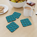 Coasters - Abstract Waves Blue/Green - printonitshop