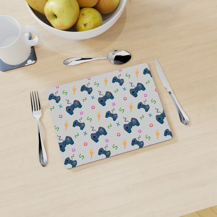 Placemat - Pale Grey Gaming - printonitshop