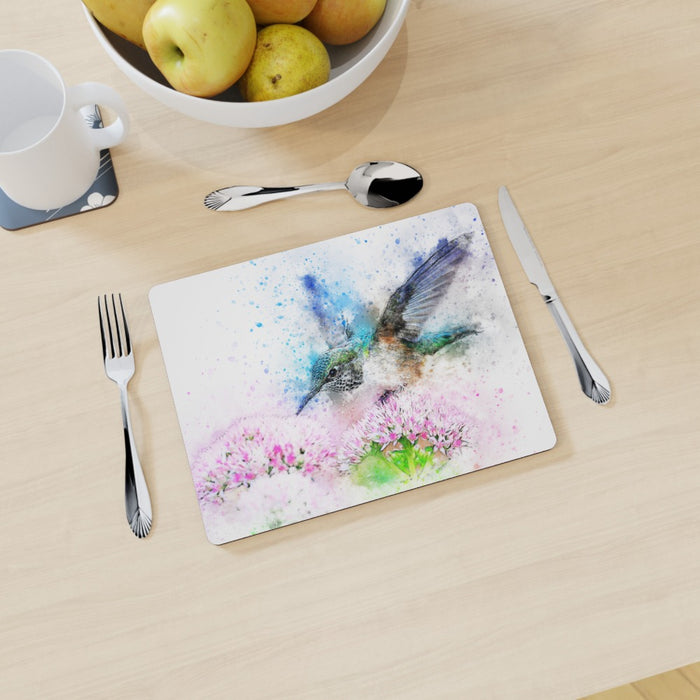 Placemat - Watercoloured Hummingbird - printonitshop