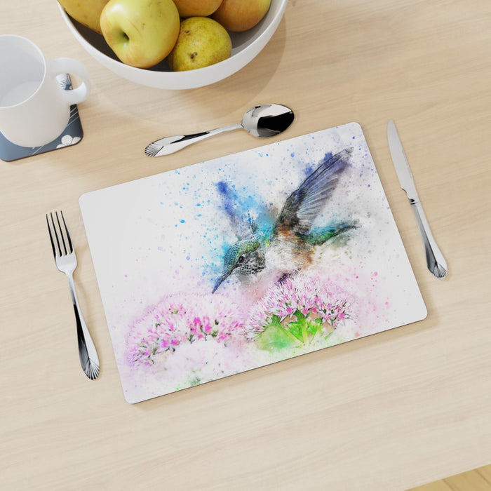 Placemat - Watercoloured Hummingbird - printonitshop