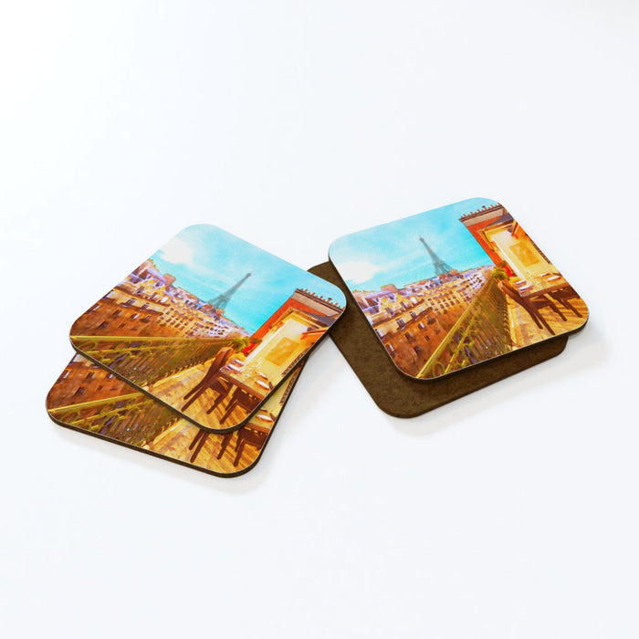 Coasters - Paris View - printonitshop